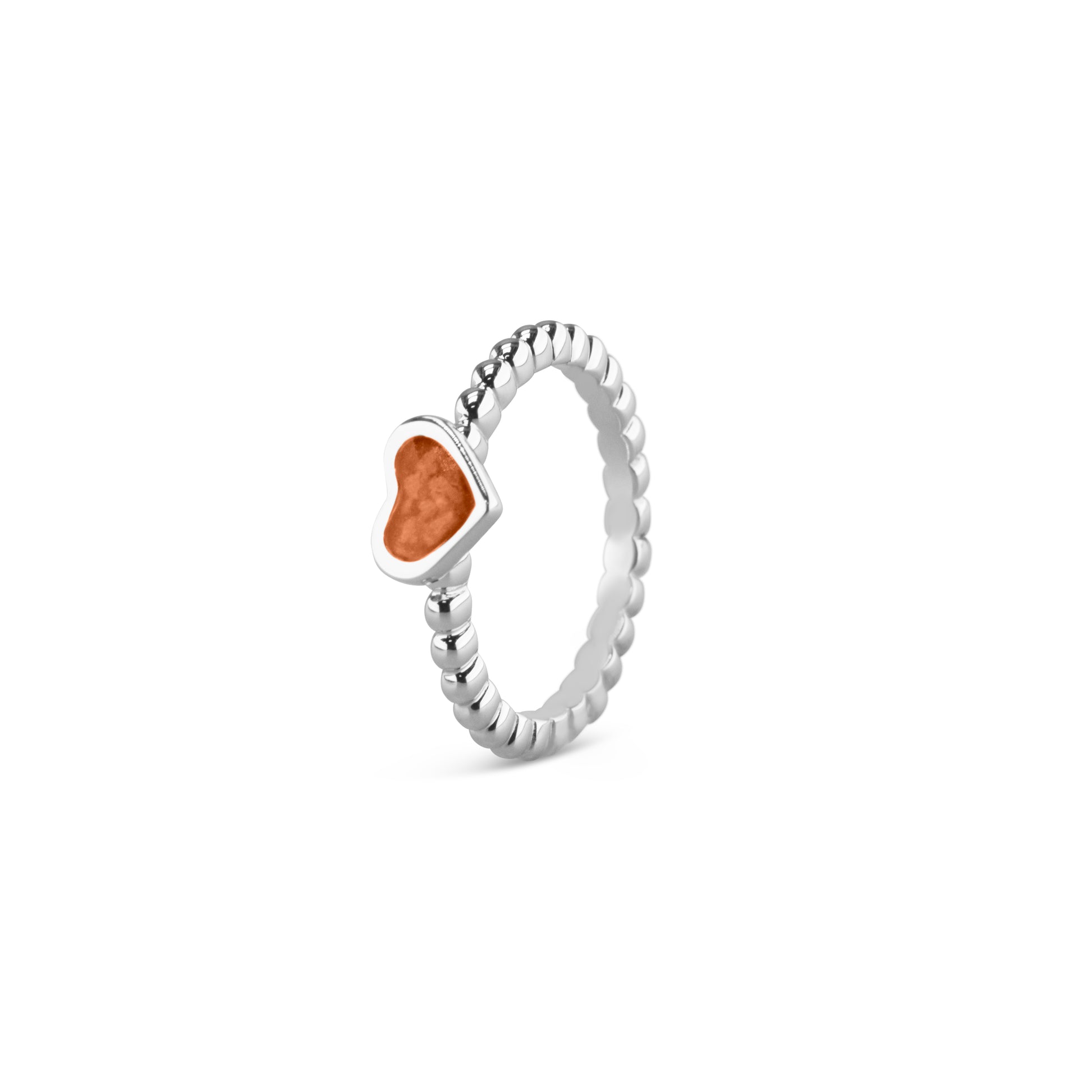 Bubble Band Heart Ring