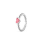 Bubble Band Heart Ring