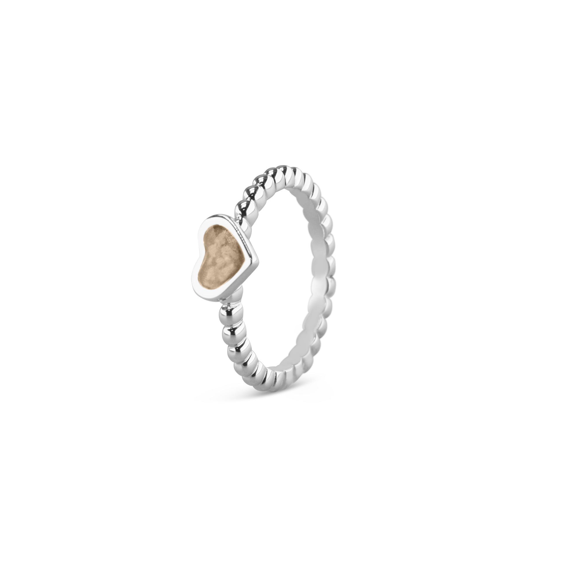 Bubble Band Heart Ring