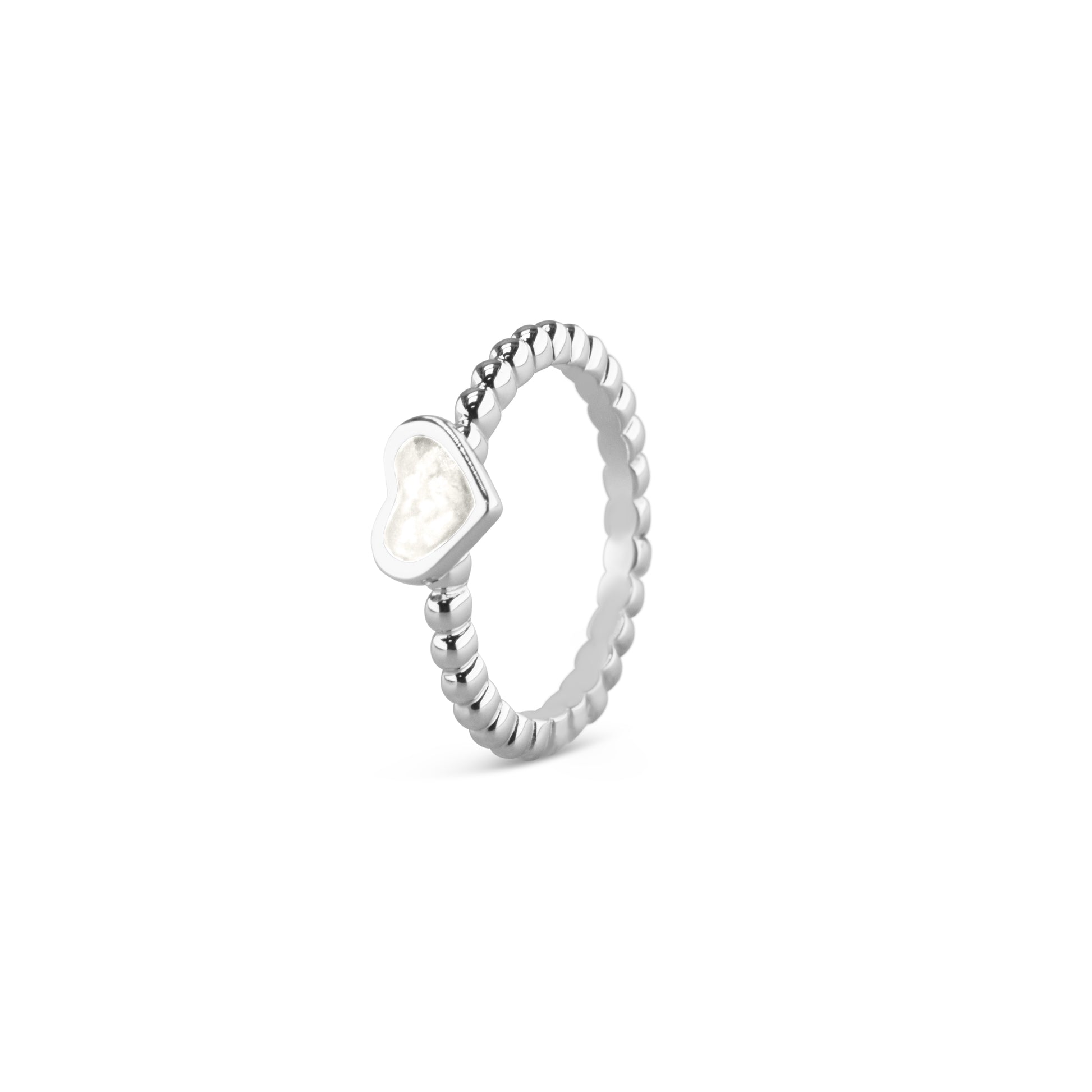 Bubble Band Heart Ring