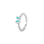 Bubble Band Butterfly Ring