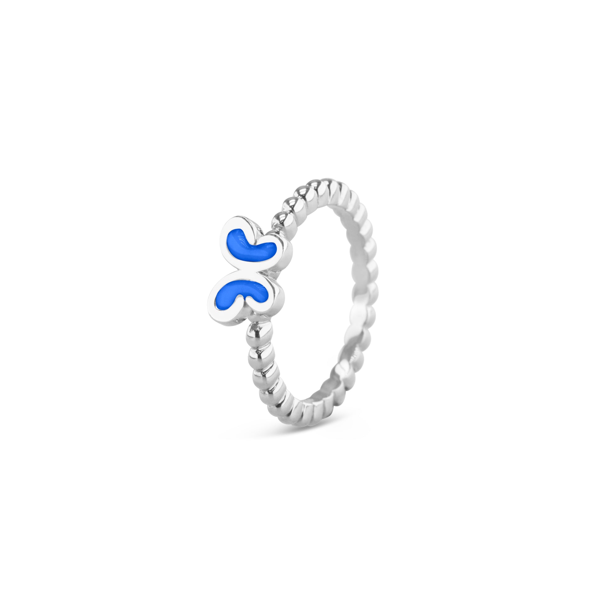 Bubble Band Butterfly Ring