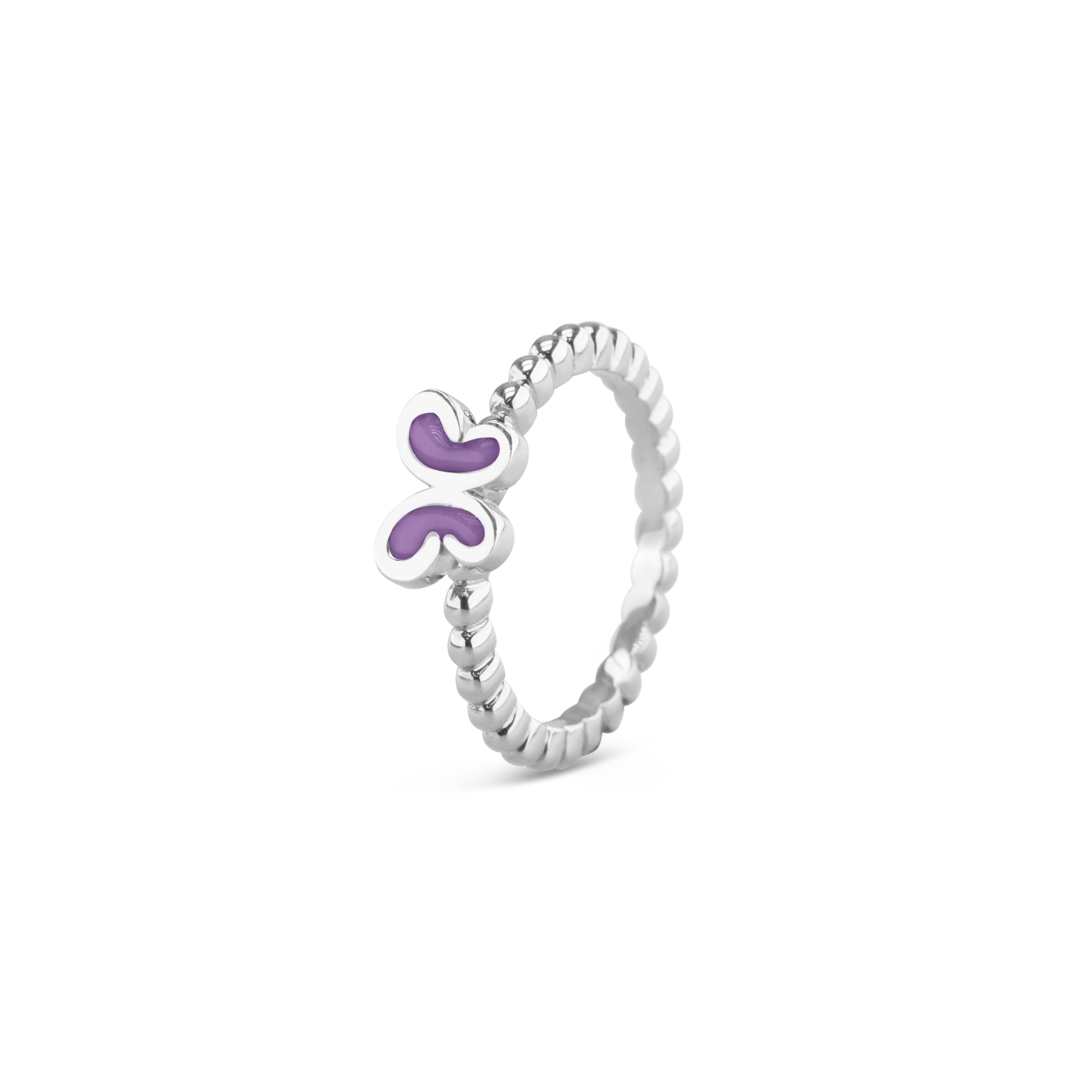 Bubble Band Butterfly Ring