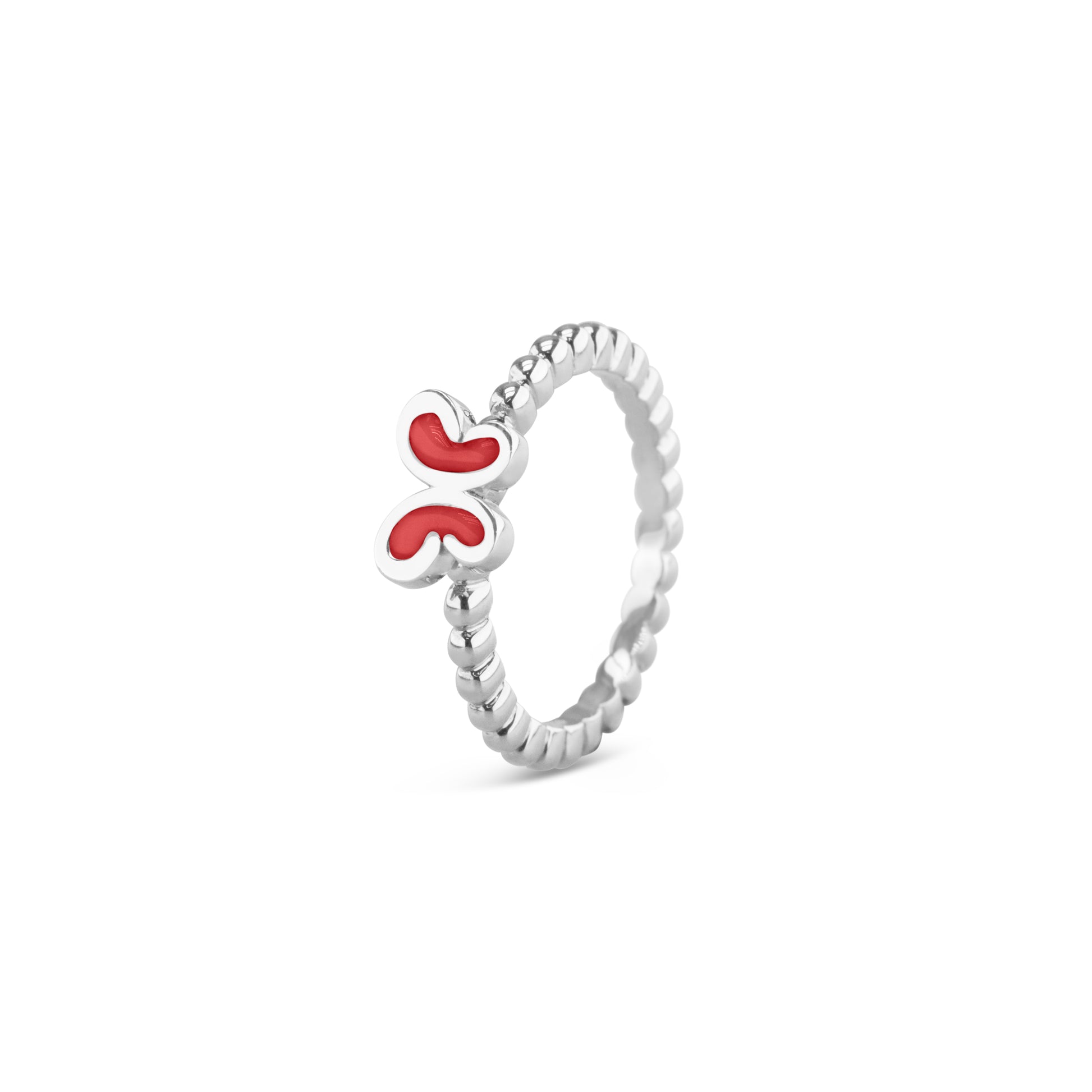 Bubble Band Butterfly Ring