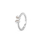 Bubble Band Butterfly Ring