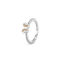 Bubble Band Butterfly Ring