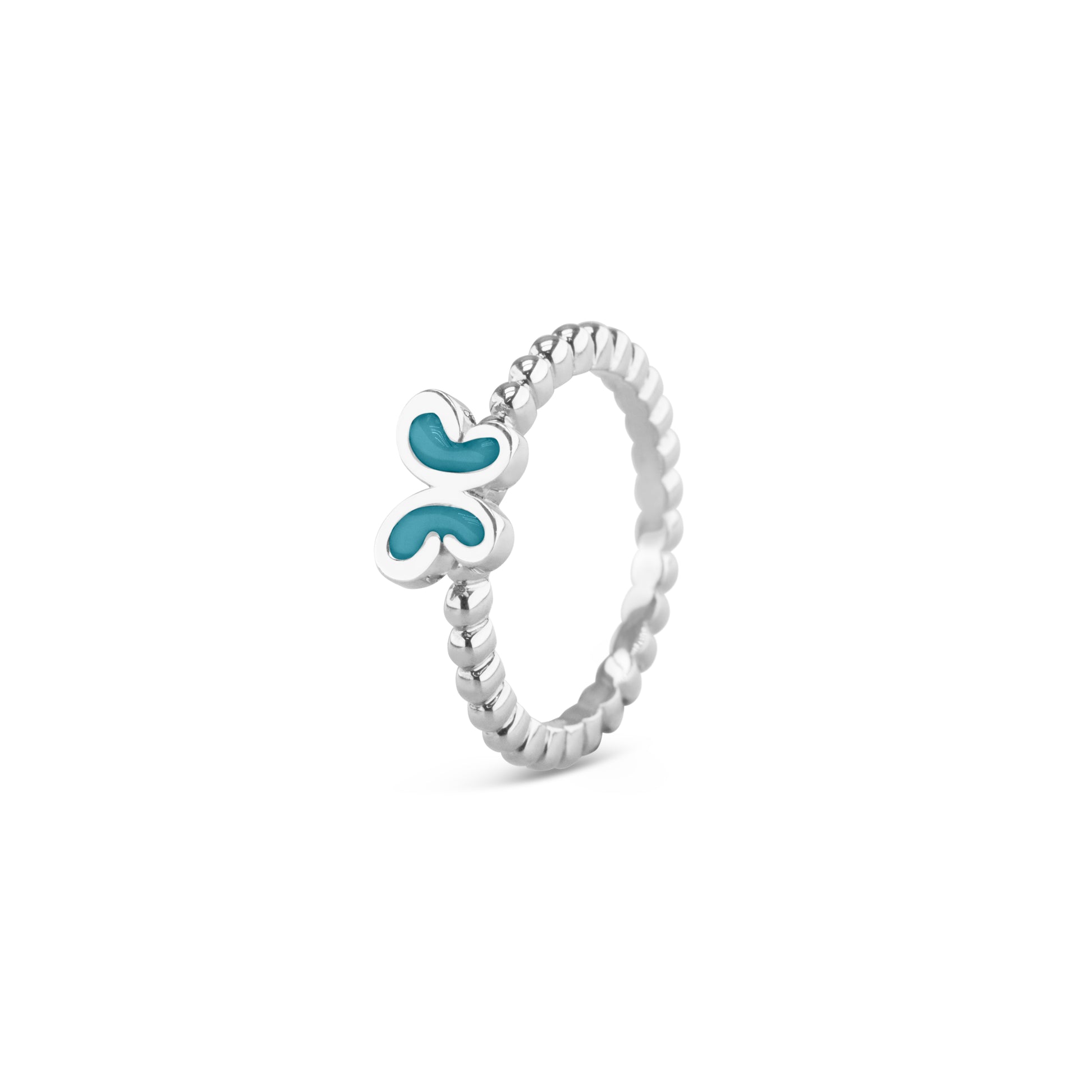 Bubble Band Butterfly Ring
