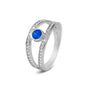 Double Band Gems Ring