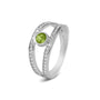 Double Band Gems Ring