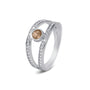 Double Band Gems Ring