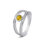 Double Band Gems Ring