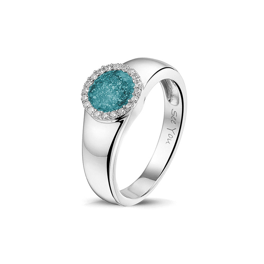 Circle Gem Ring