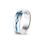 Double Groove Gem Ring