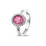 Twisted Band Bubble Ring Oval