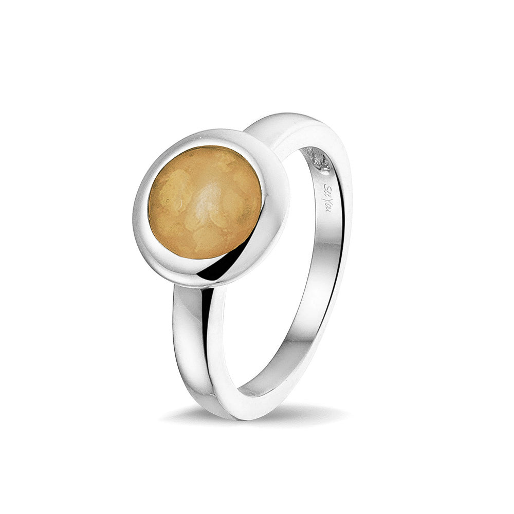 Round Head Polished Ring