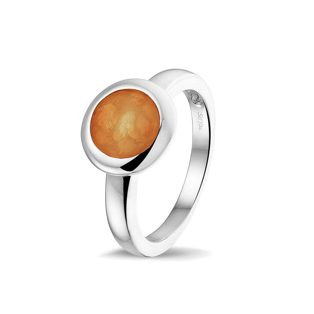 Round Head Polished Ring