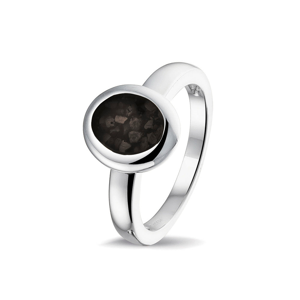 Oval Head Polished Ring