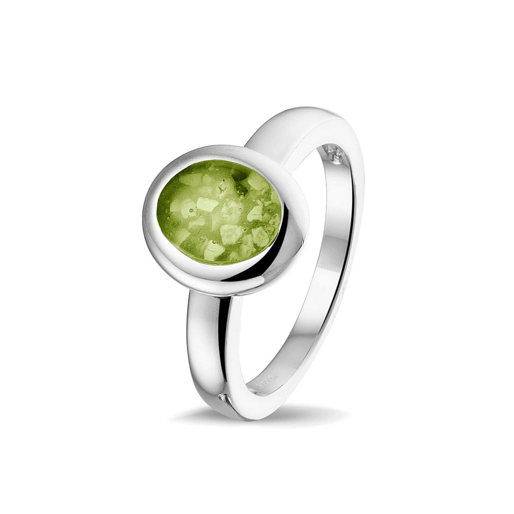 Oval Head Polished Ring