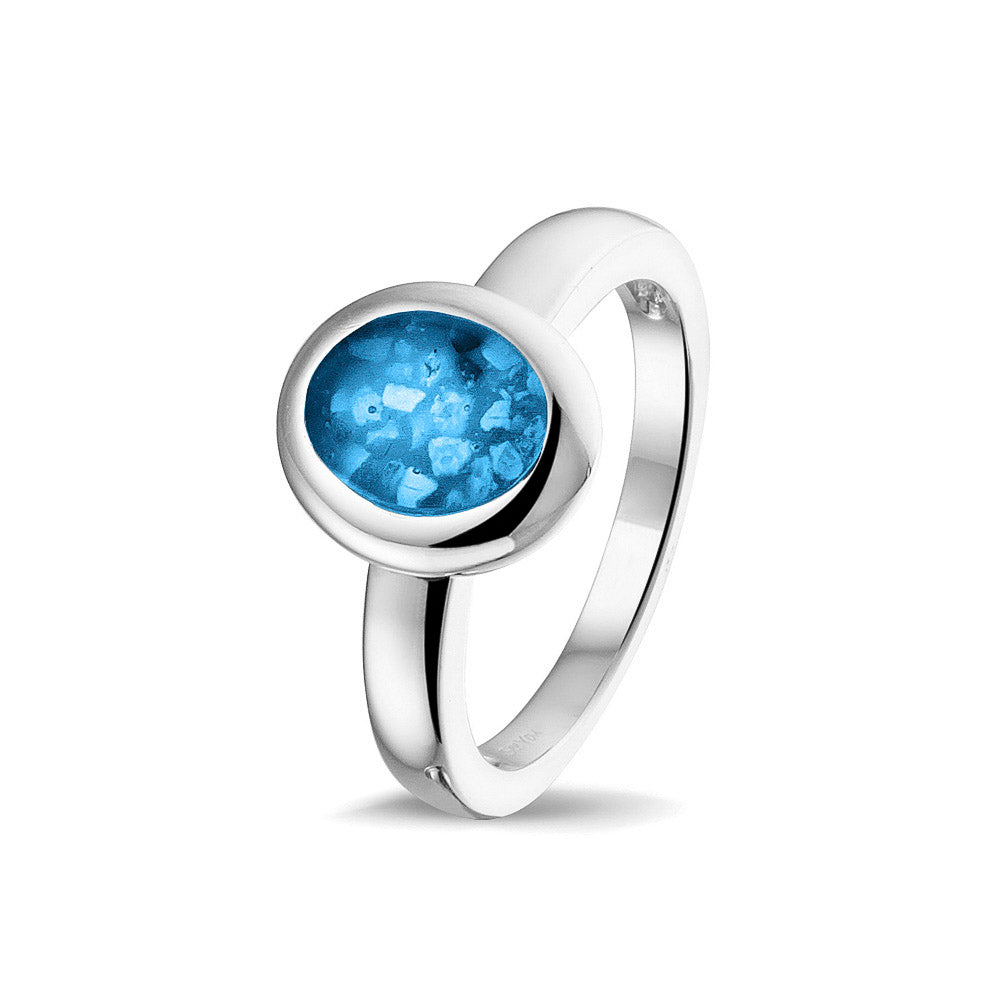 Oval Head Polished Ring