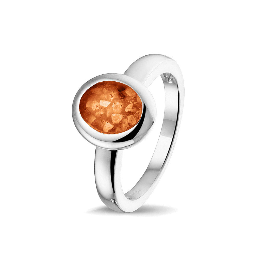 Oval Head Polished Ring