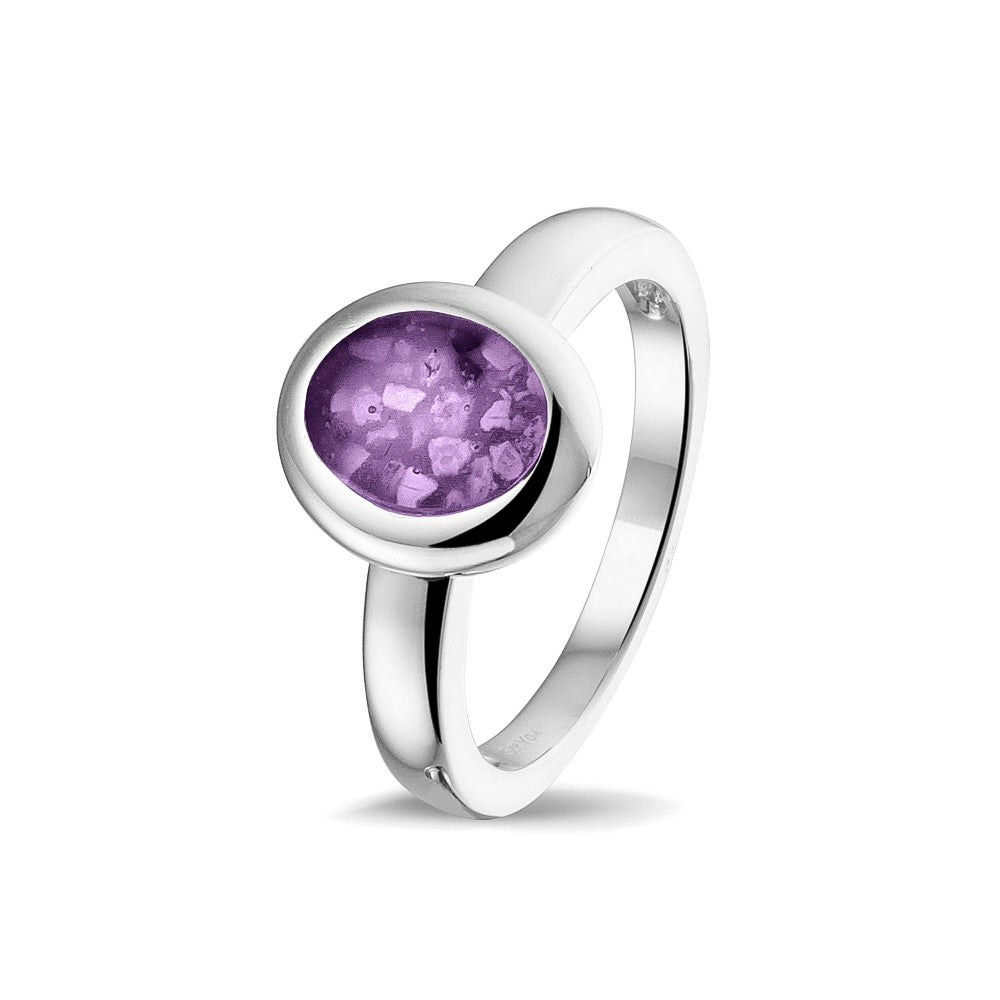 Oval Head Polished Ring