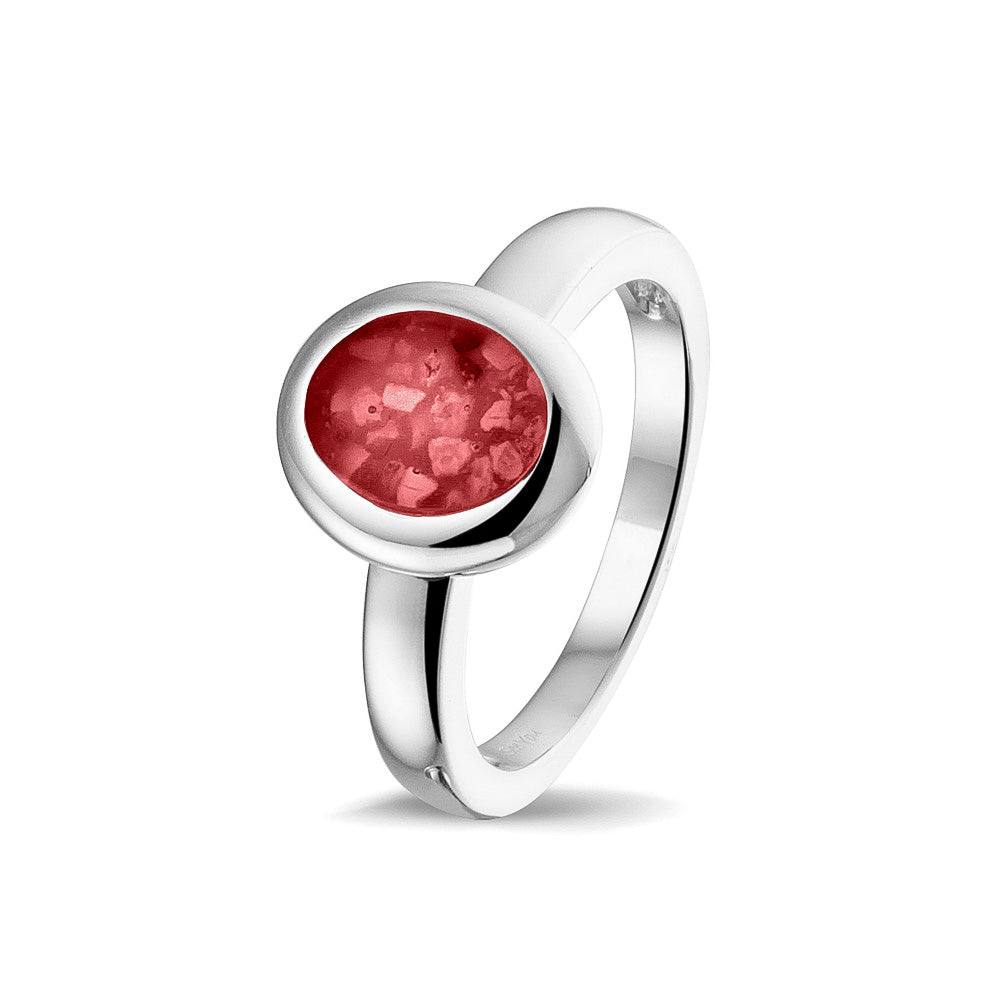 Oval Head Polished Ring