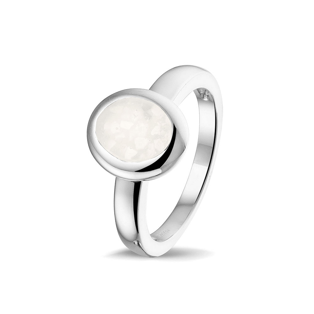 Oval Head Polished Ring