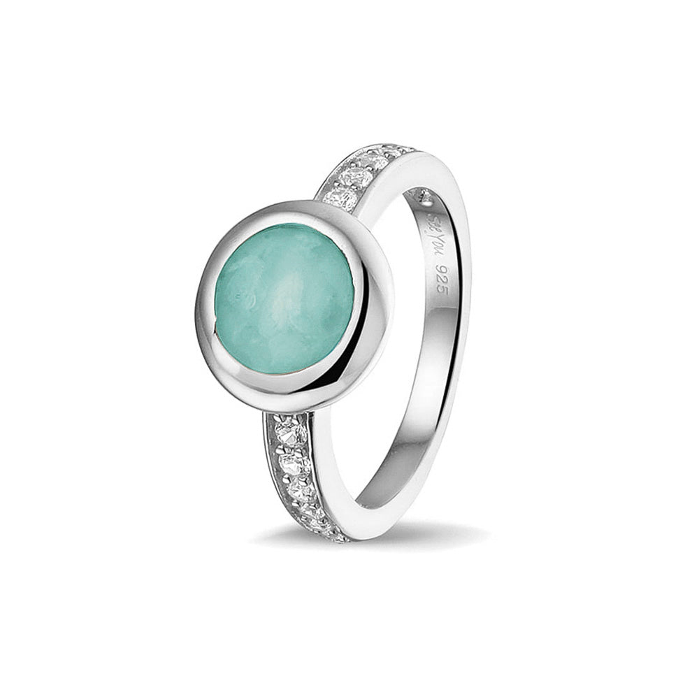 Round Head Gem Ring Band