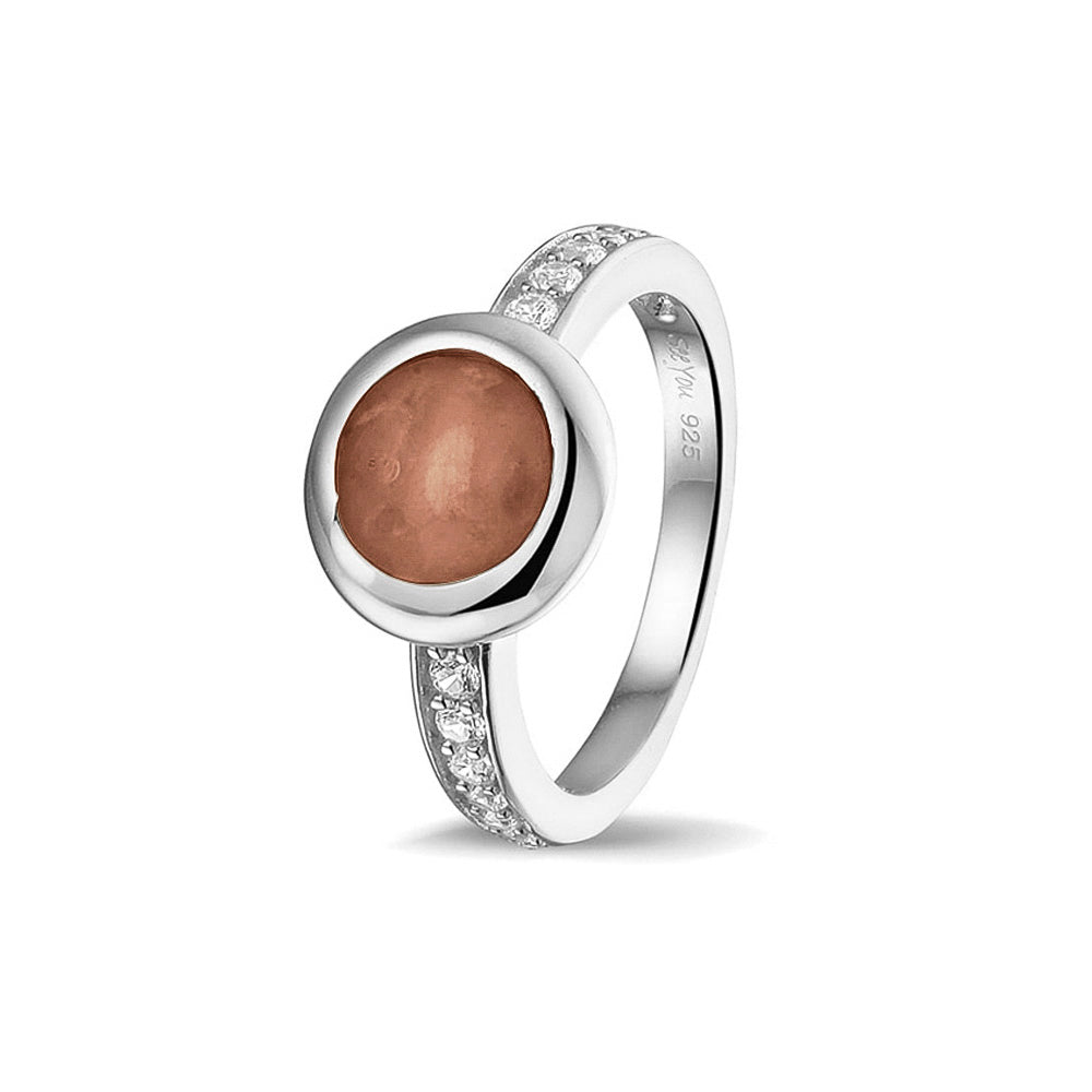 Round Head Gem Ring Band