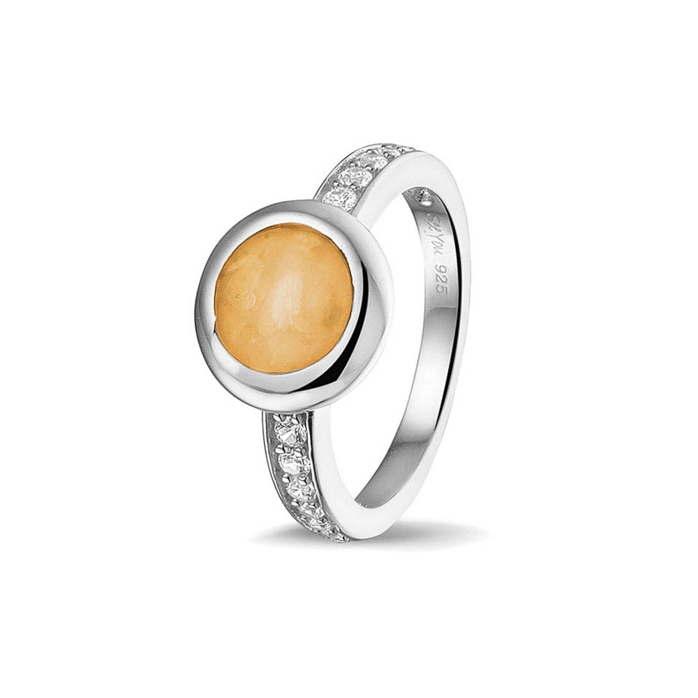 Round Head Gem Ring Band