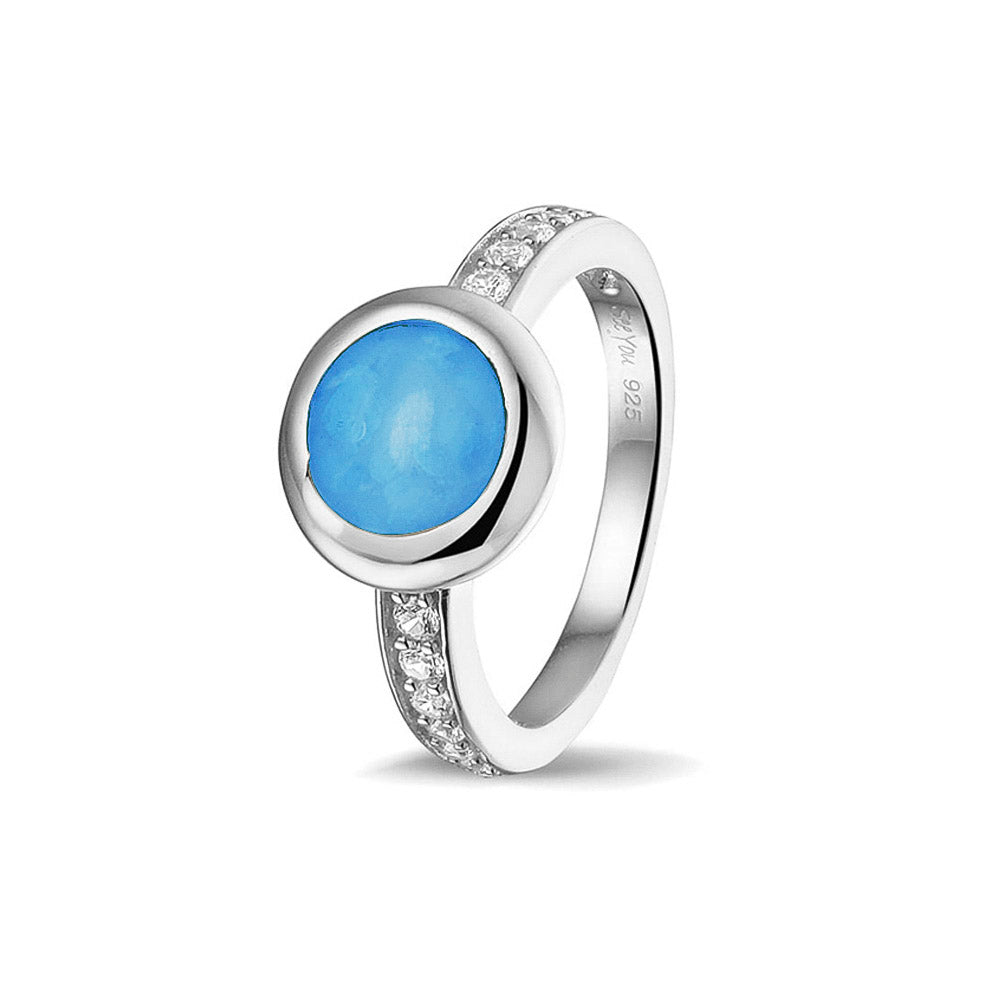 Round Head Gem Ring Band