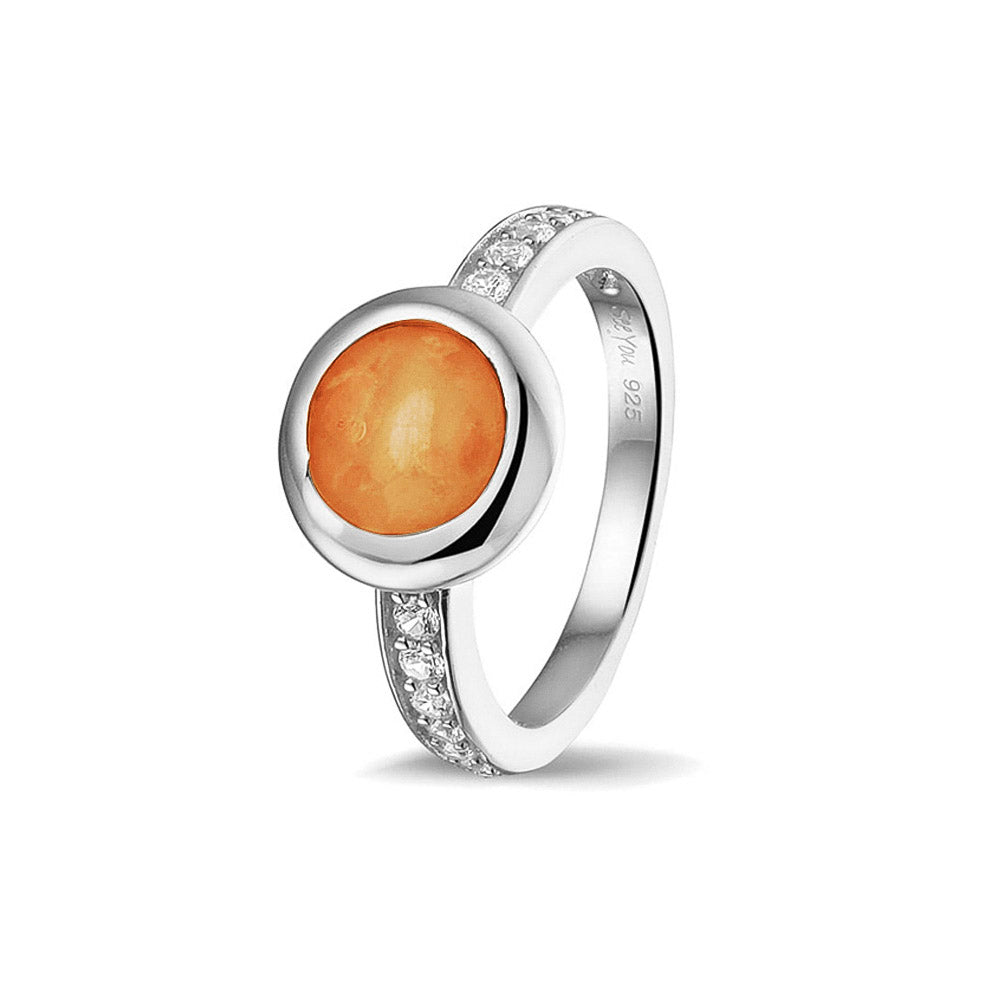 Round Head Gem Ring Band