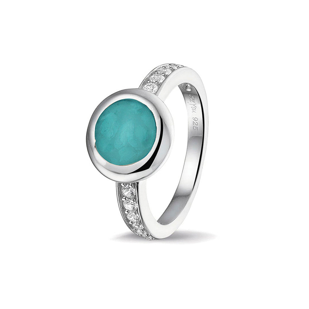 Round Head Gem Ring Band