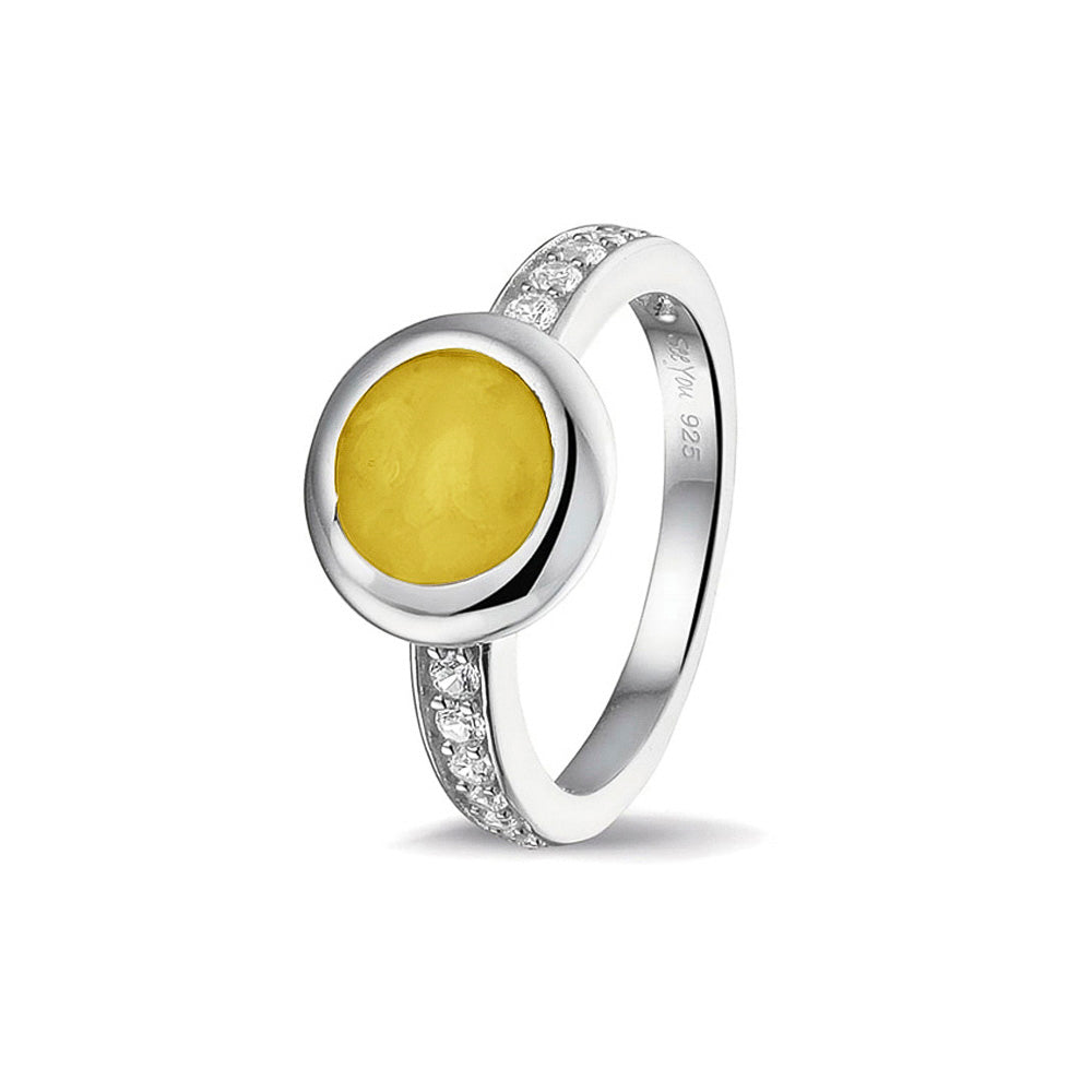 Round Head Gem Ring Band