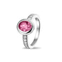 Oval Head Gem Ring Band