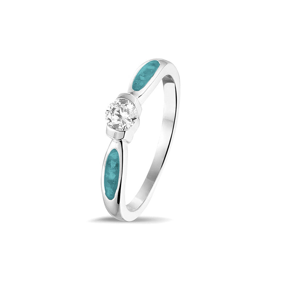 Solitaire Ring with Two Compartments