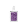 Plain Rectangular Pendant in Purple - Silver memorial jewellery
