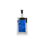Large Rectangular Pendant in Blue - Silver memorial jewellery