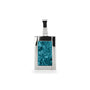 Large Rectangular Pendant in Turquoise - Silver memorial jewellery