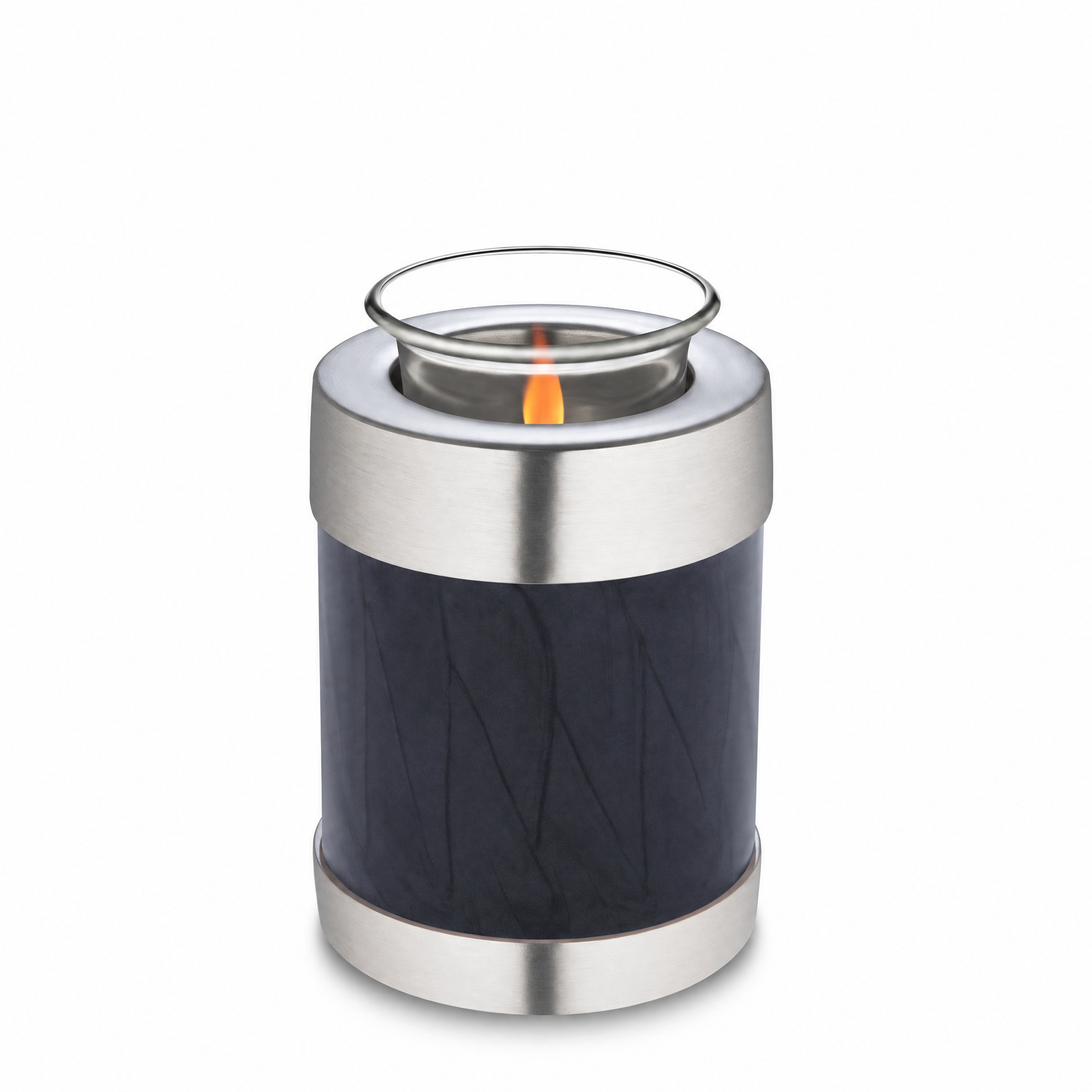 Tealight Urn Pearl Midnight & Bru Pewter