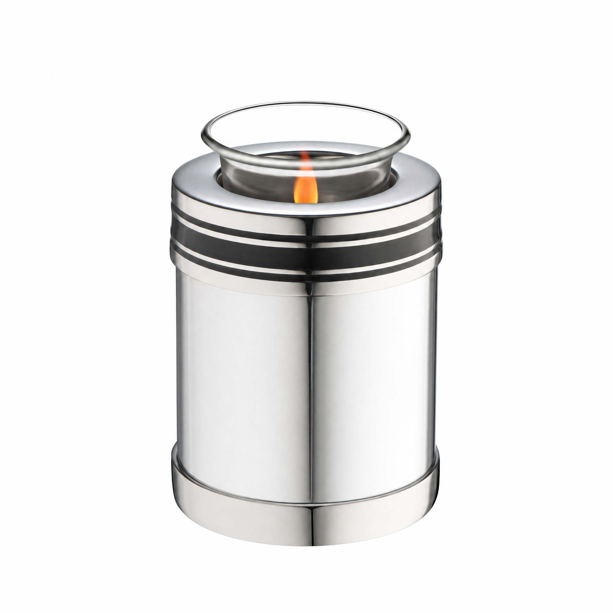 ArtDecoTM Tealight Urn Pol Silver