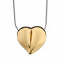 LoveHeart Ashes Pendant Rhodium Plated